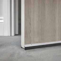 Essentials Draught Excluder Silver 1m