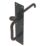 GateMate Suffolk Latch Black 200mm