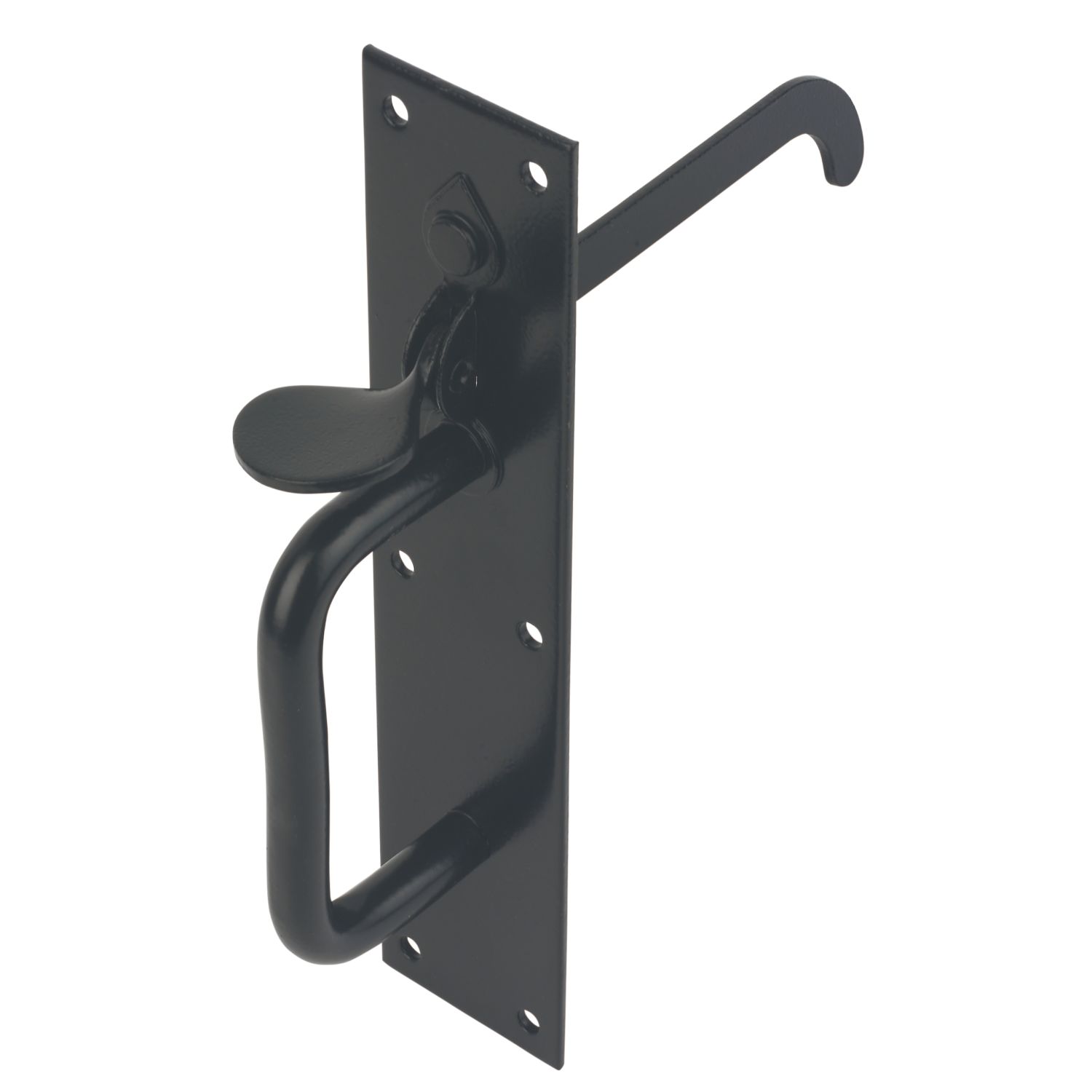 GateMate Suffolk Latch Black 200mm (138YV)