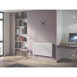 Ximax Fortuna 584mm x 1200mm 4109BTU White Horizontal Designer Radiator