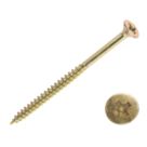 Goldscrew  PZ Double-Countersunk Thread Cutting Multipurpose Screws 6mm x 140mm 50 Pack