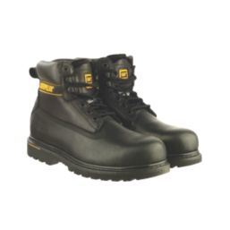CAT Holton Size 10  Black  Steel Toe Cap Safety Boots