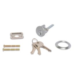 ERA  Night Latch Replacement Cylinder Satin Chrome 32.5mm