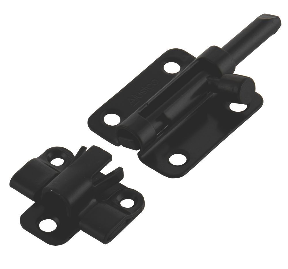 Ajustlock Barrel Bolt Black 46mm Screwfix
