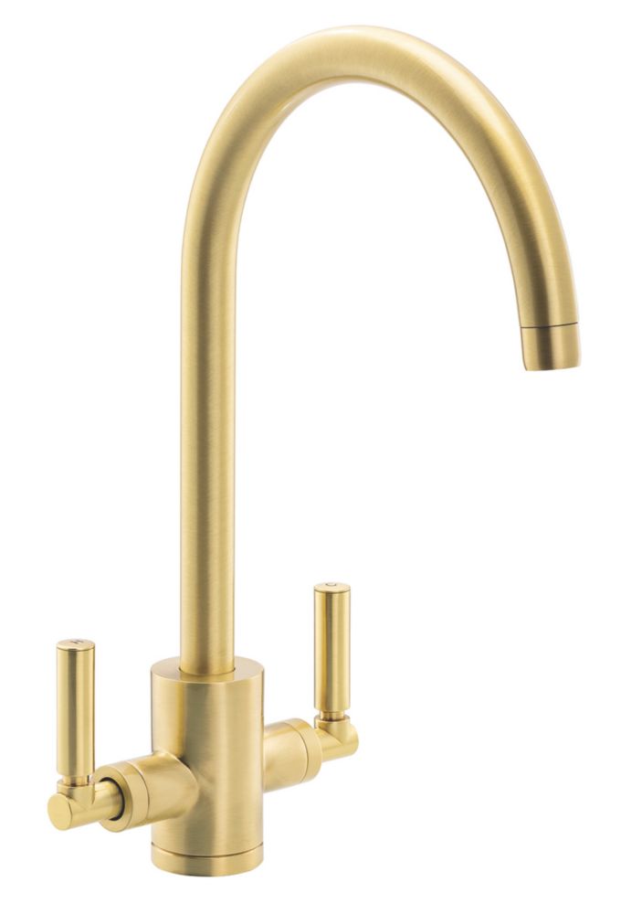 Basin Sink Mixer Tap Brass Single Lever Modern Round Bathroom Mono Tall Black Basin
