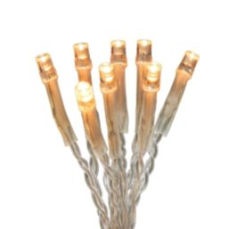 1080 LED Indoor & Outdoor Very Warm White Icicle Christmas Lights