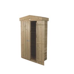 Forest  3' 6" x 1' 6" (Nominal) Apex Shiplap T&G Timber Tool Store with Assembly