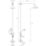 Bristan 1901 Rear-Fed Exposed Chrome Thermostatic Mixer Shower with Rigid Riser Kit