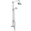 Bristan 1901 Rear-Fed Exposed Chrome Thermostatic Mixer Shower with Rigid Riser Kit