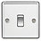 Knightsbridge  10AX 1-Gang 2-Way Light Switch  Polished Chrome
