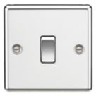 Knightsbridge  10AX 1-Gang 2-Way Light Switch  Polished Chrome