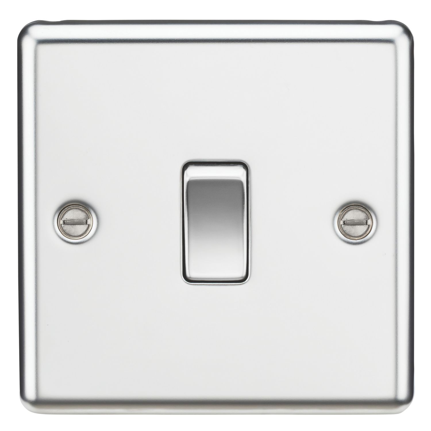 Knightsbridge 10AX 1-Gang 2-Way Light Switch Polished Chrome (139TY)