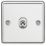 Knightsbridge CLTOG1PC 10AX 1-Gang 2-Way Light Switch  Polished Chrome