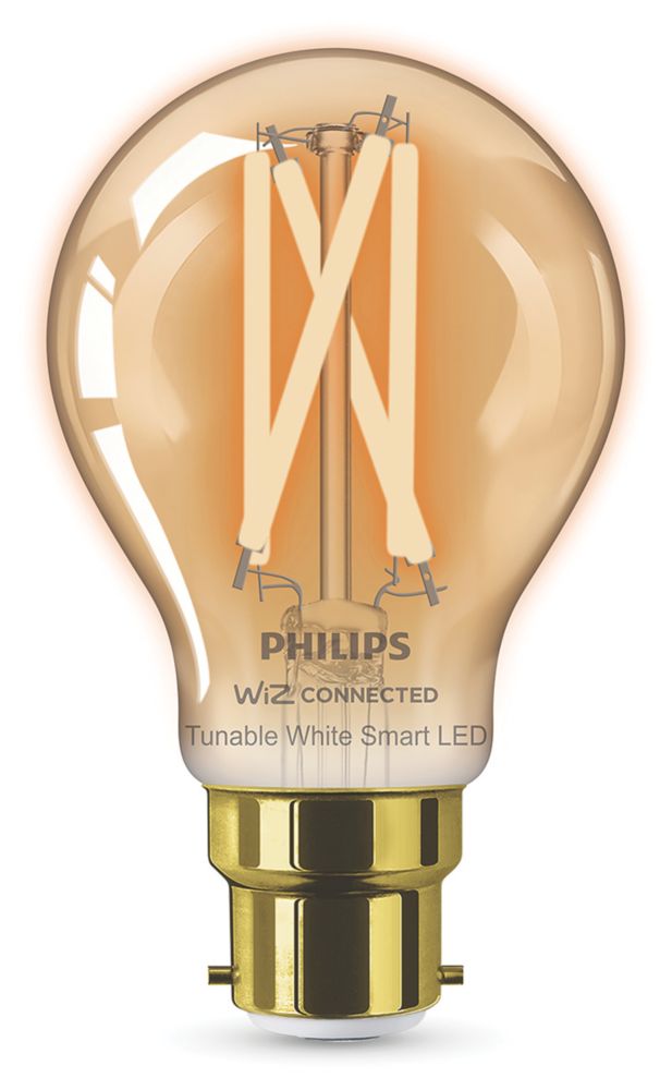 Philips Hue Bulbs E27 (G93) 7W 550lm Warm-to-cool white light Amber