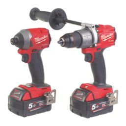 Refurb Milwaukee M18 FPP2A2-502X FUEL 18V 2 x 5.0Ah Li-Ion RedLithium Brushless Cordless Twin Pack