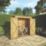 Mercia Value 6' x 2' 6" (Nominal) Pent Overlap Timber Shed