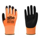 Site SWG227 Thermal Waterproof Gloves Orange / Black X Large