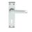 Union Ambassador Lock Door Handle Pair Satin Aluminium