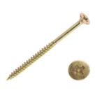 Goldscrew  PZ Double-Countersunk Thread Cutting Multipurpose Screws 6mm x 130mm 50 Pack