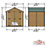 Shire  6' x 6' (Nominal) Apex Overlap Timber Shed