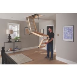 Werner Fireguard Pro Timber Fire Rated 2.88m Loft Ladder Kit