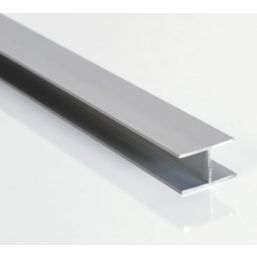 Radmat Building Materials  Silver 16mm H-Profile 3000mm x 40mm