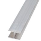 Radmat Building Materials  Silver 16mm H-Profile 3000mm x 40mm