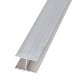 Radmat Building Materials  Silver 16mm H-Profile 3000mm x 40mm