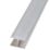 Radmat Building Materials  Silver 16mm H-Profile 3000mm x 40mm