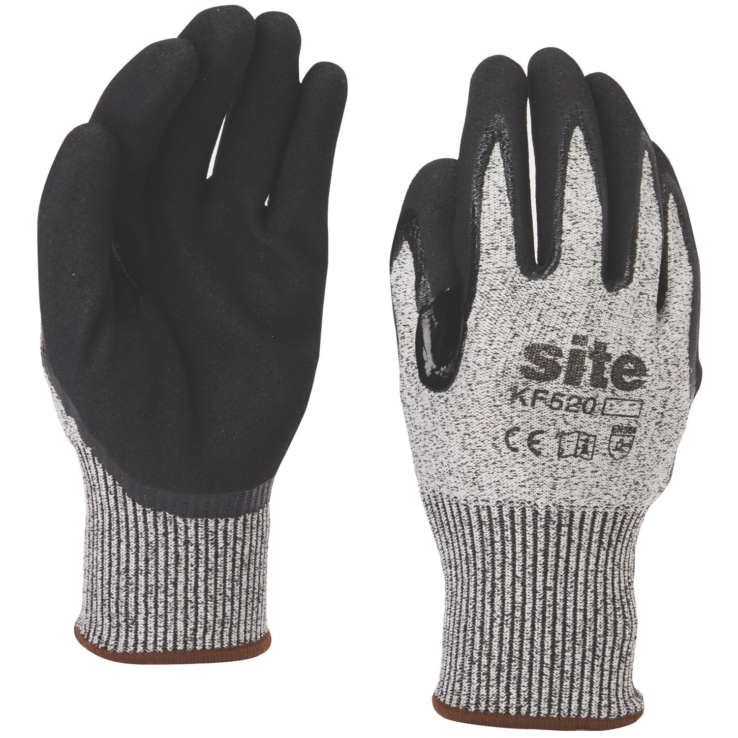 Site Gloves Grey/Black Large (140FR)