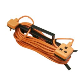 Masterplug 13A 1-Gang Unswitched  Extension Lead  15m