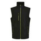 Regatta Navigate Softshell Gilet/Bodywarmer Blk/LimeGrn - 03Y 3X Large 56.7" Chest