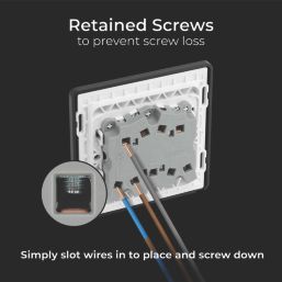 British General Evolve 20 A  16AX 3-Gang 2-Way Light Switch  Blue with Black Inserts