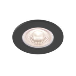 Saxby CosmosEco V3 Fixed  Fire Rated LED Recessed Downlights Black 6W 500lm 6 Pack