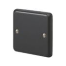 MK Contoura 1-Gang Blanking Plate Black