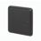 MK Contoura 1-Gang Blanking Plate Black