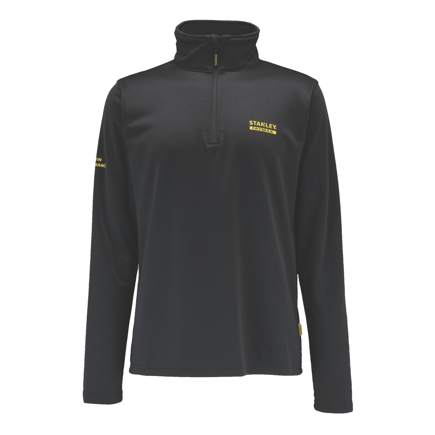 Stanley FatMax Napier 1/4 Zip Fleece Black 2X Large 50" Chest (140TM)