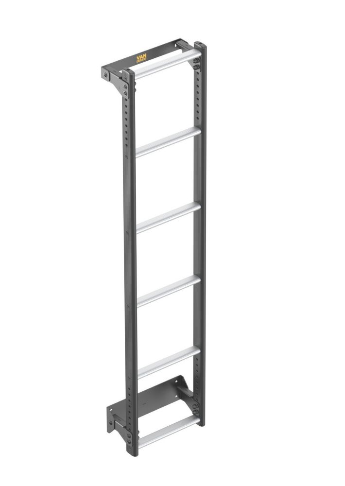 Van Guard VGL6-05 Volkswagen Crafter 2017 on 6-Treads ULTI Rear Door Ladder for H2 & H3 1560mm