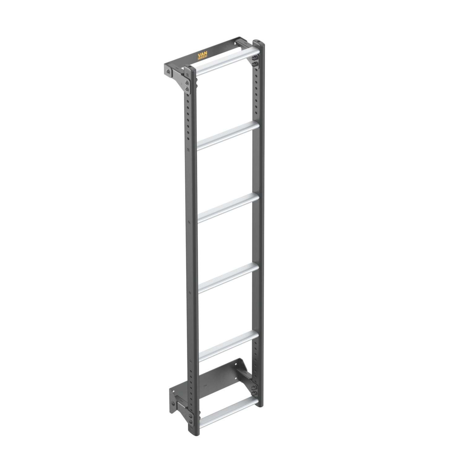 Van Guard VGL6-05 Volkswagen Crafter 2017 on 6-Treads ULTI Rear Door Ladder for H2 & H3 1560mm (140VH)