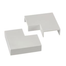 Deta TTE  Flat Trunking Angles 38mm x 16mm 2 Pack