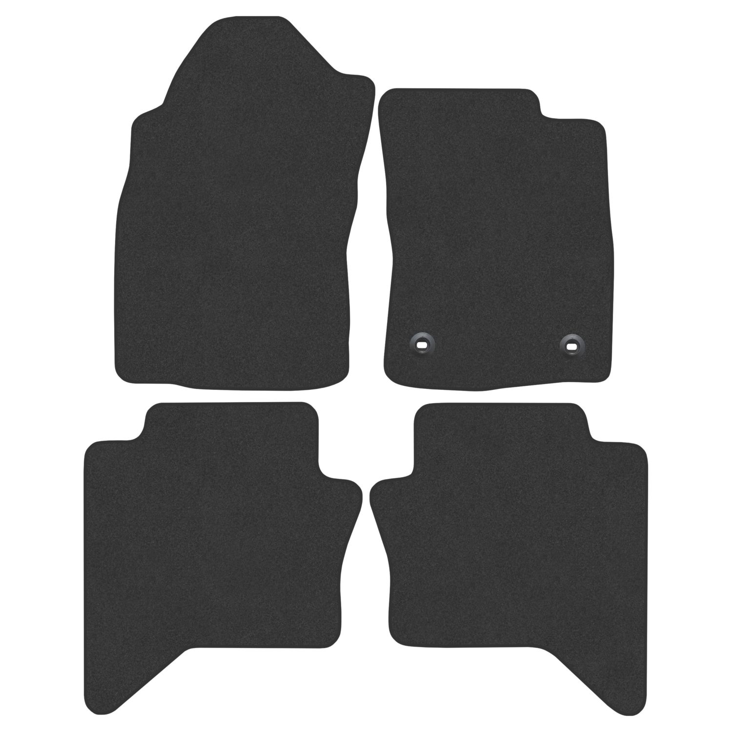 Car Mat Co. Toyota Hilux 2016 - 2020 Carpet & Rubber Car Mats 4 Piece Set (140VV)
