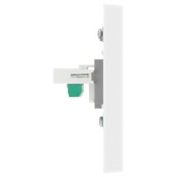 British General 900 Series 2-Gang RJ11 Telephone / Data Socket White