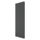 Azur Eclipse Duplex 1800mm x 600mm 5853BTU Anthracite Vertical Designer Radiator