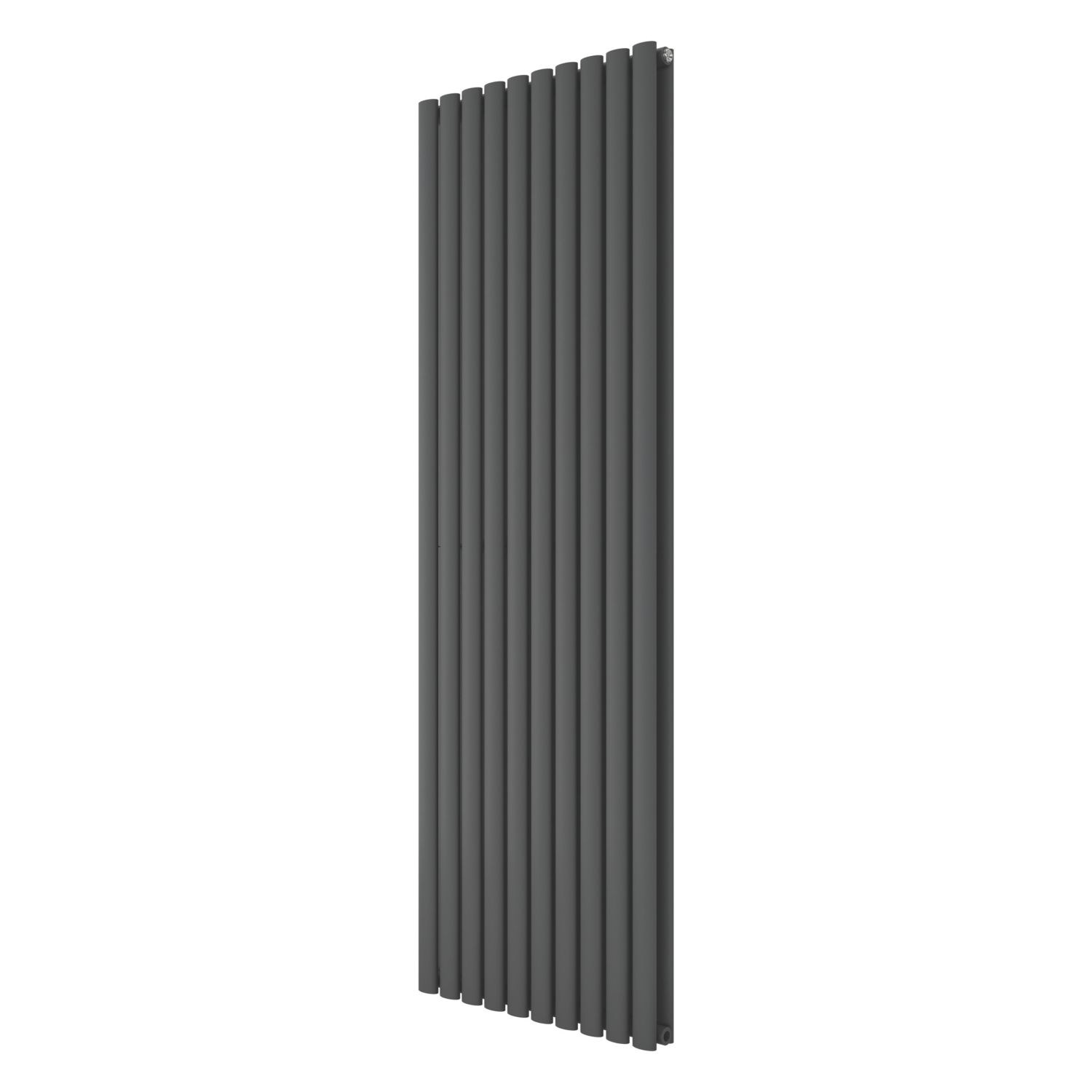 Azur Eclipse Duplex 1800mm x 600mm 5853BTU Anthracite Vertical Designer Radiator (140YR)