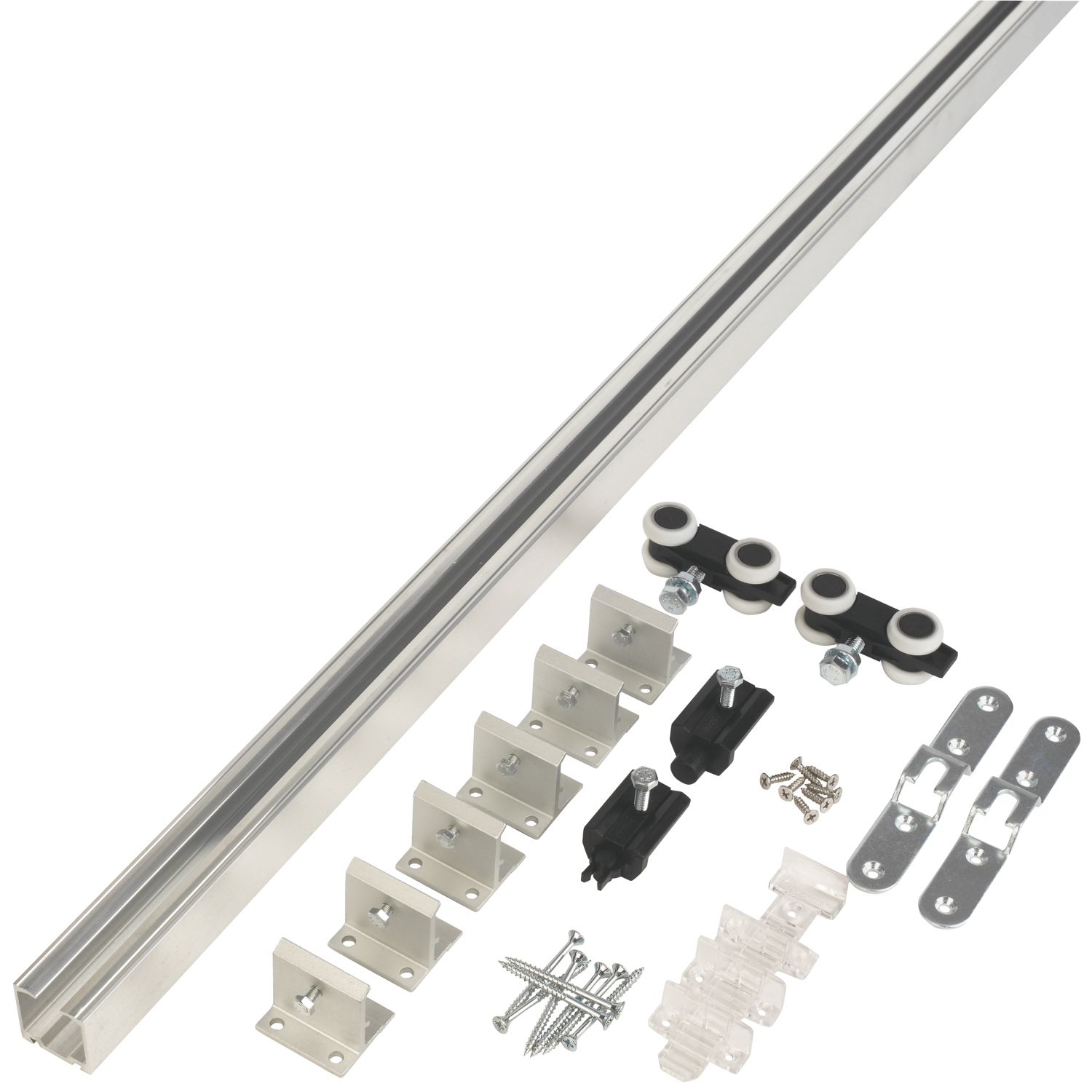 Rothley Herkules 120 SD/HS1218 1-Door Sliding Track System Aluminium 1800mm (14103)