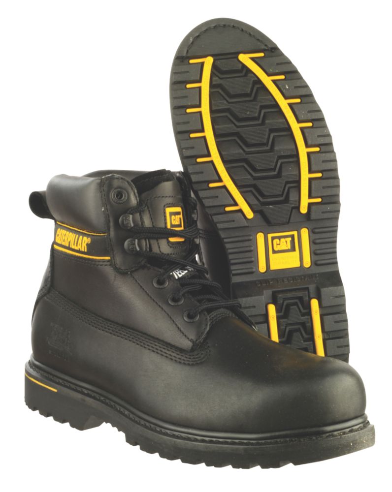 Cat holton sb safety boot black sale