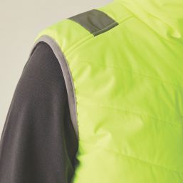 Regatta Hi-Vis Two-Tone Thermal Bodywarmer Yellow 4X Large 60.6" Chest