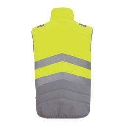 Regatta Hi-Vis Two-Tone Thermal Bodywarmer Yellow 4X Large 60.6" Chest