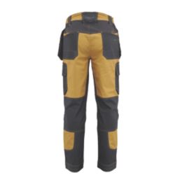 DEWALT Pro Ultra Work Trousers Clay / Grey 36" W 31" L