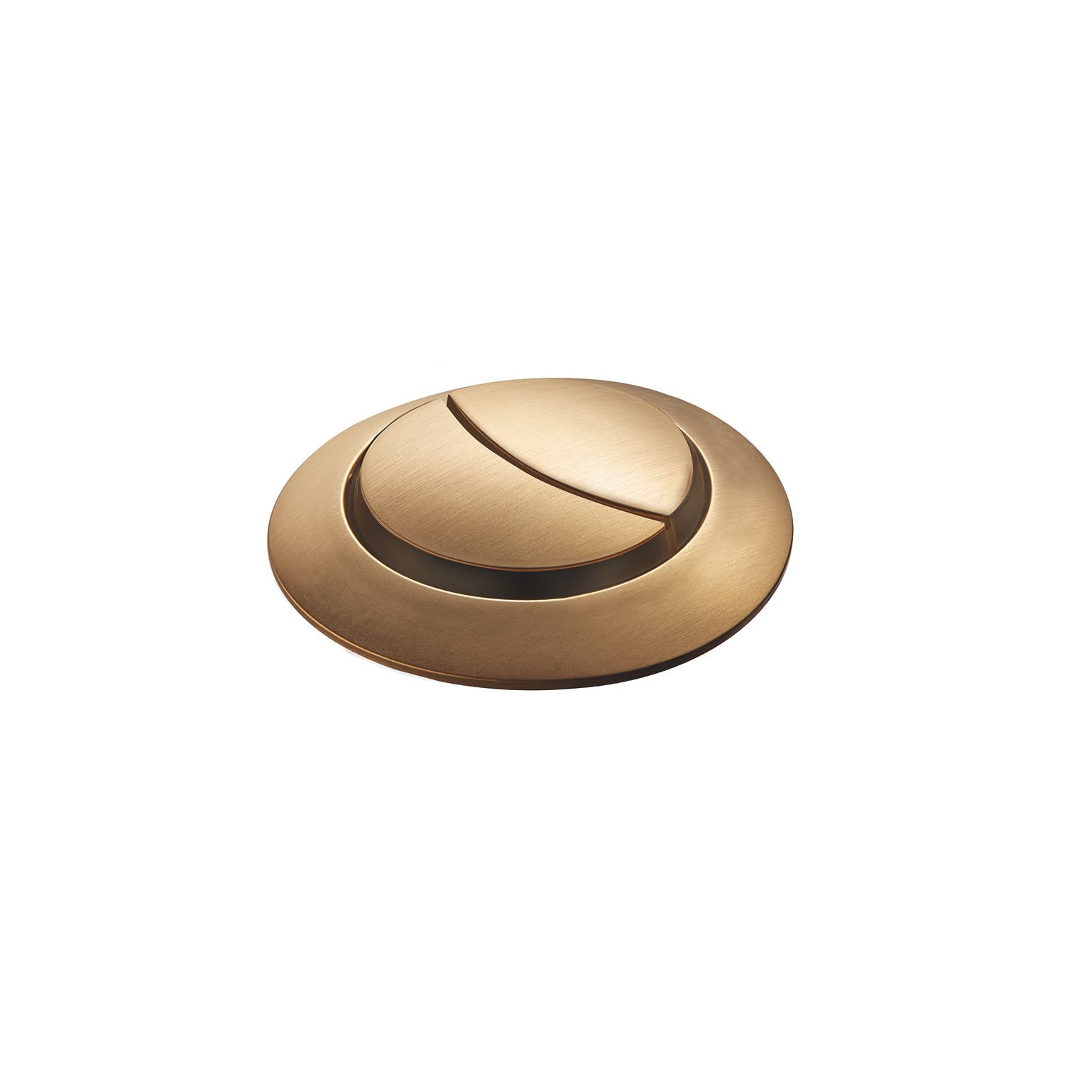 Trade Dual-Flush Close Couple Cistern Flushing Button Brushed Brass (141CH)